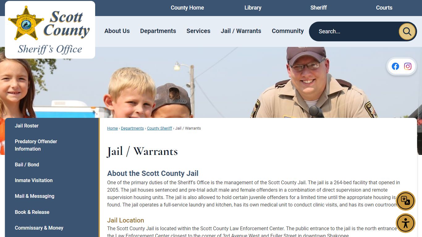 Jail / Warrants | Scott County, MN